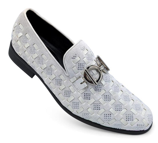 St.Patrick Velvet Woven with Buckle Men's Shoes