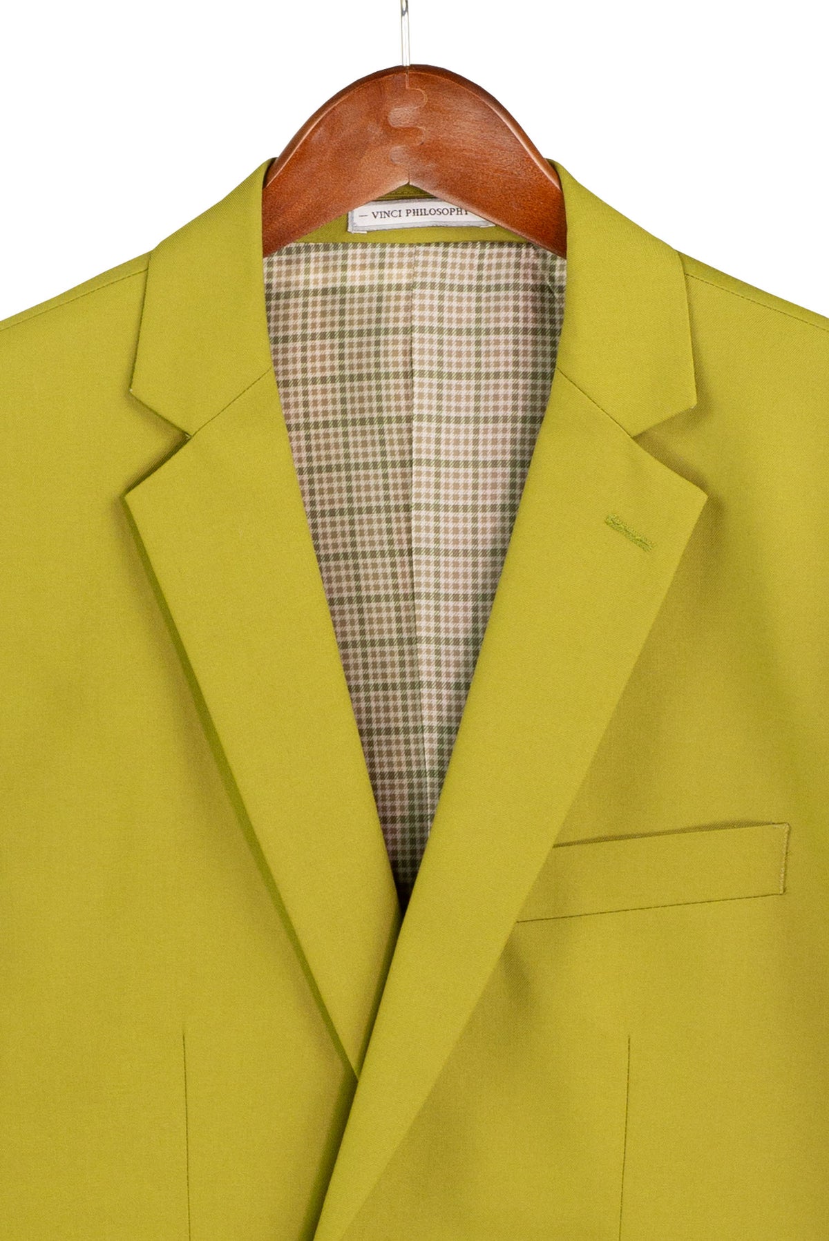 Vinci 3pc Slim Fit Single Breasted 2 button Suit (Moss)