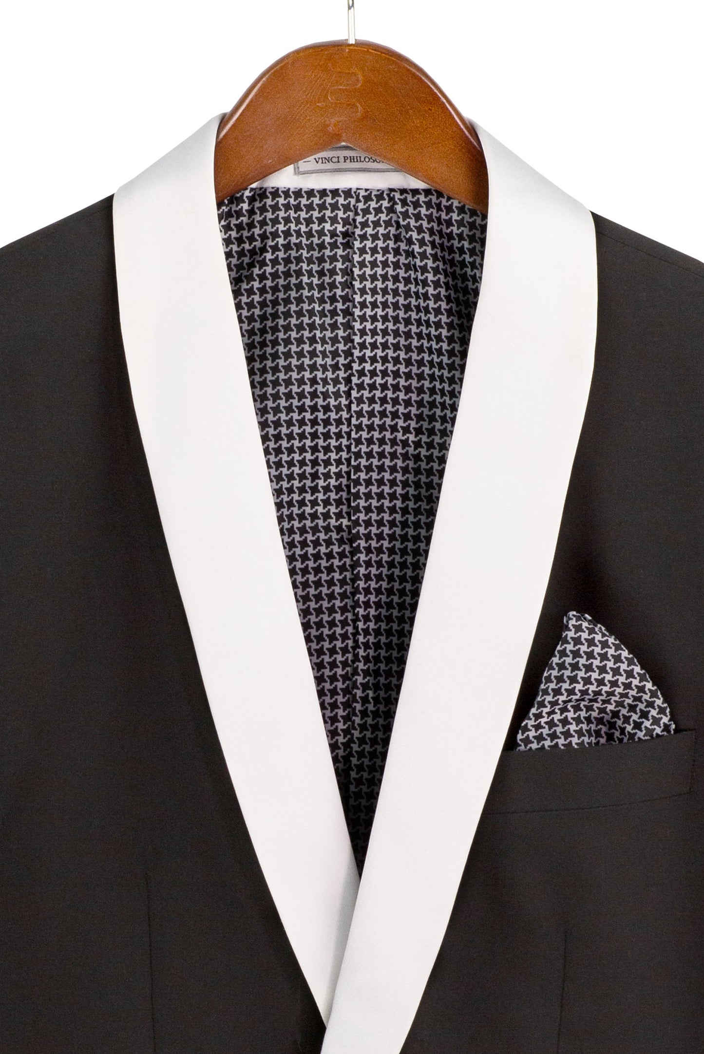 Vinci 2pc Slim Fit Shawl Lapel Tuxedo (Black)
