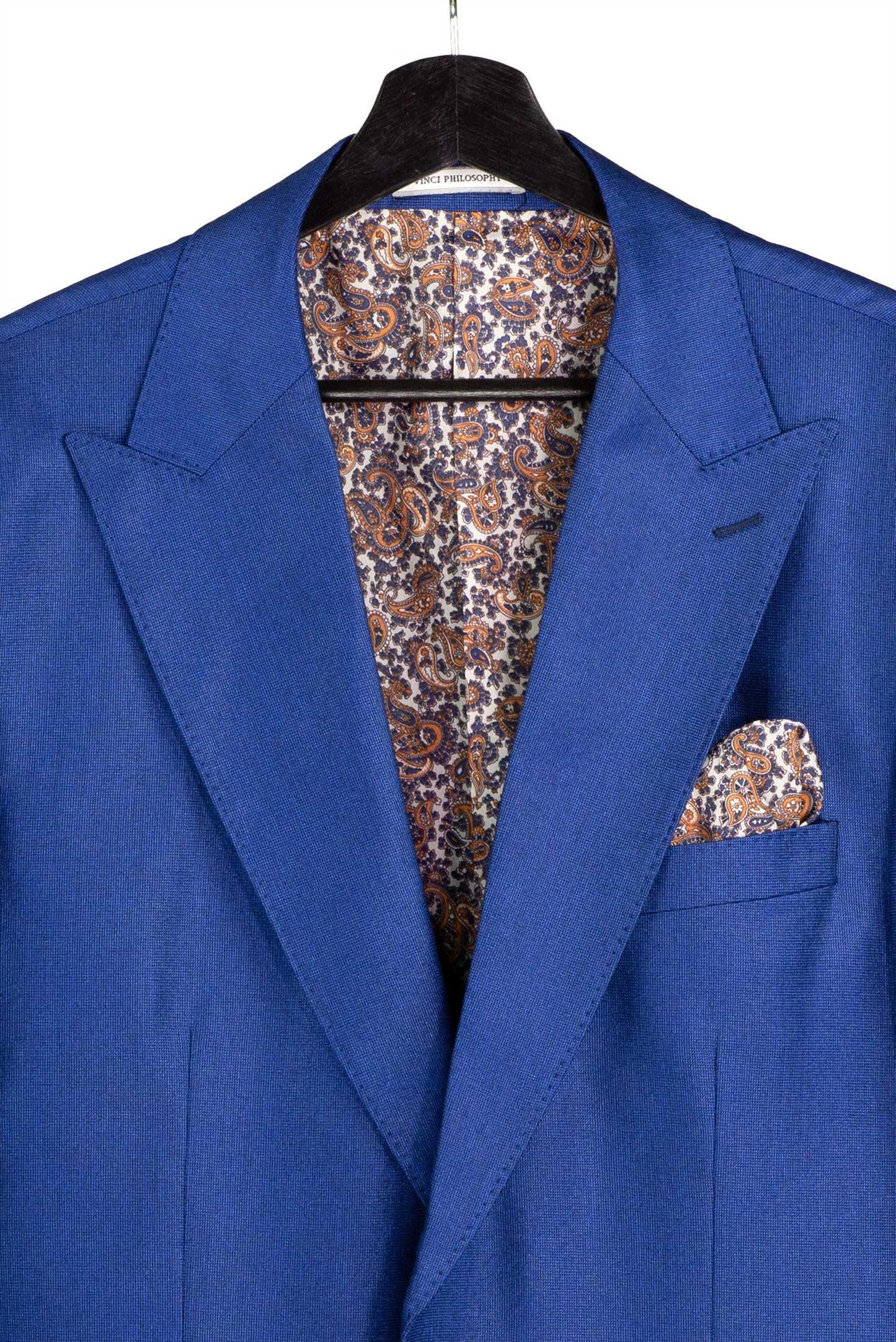 Vinci Classic Fit 3pc w/Double Breasted Vest + Adjustable Waistband (Estate Blue)